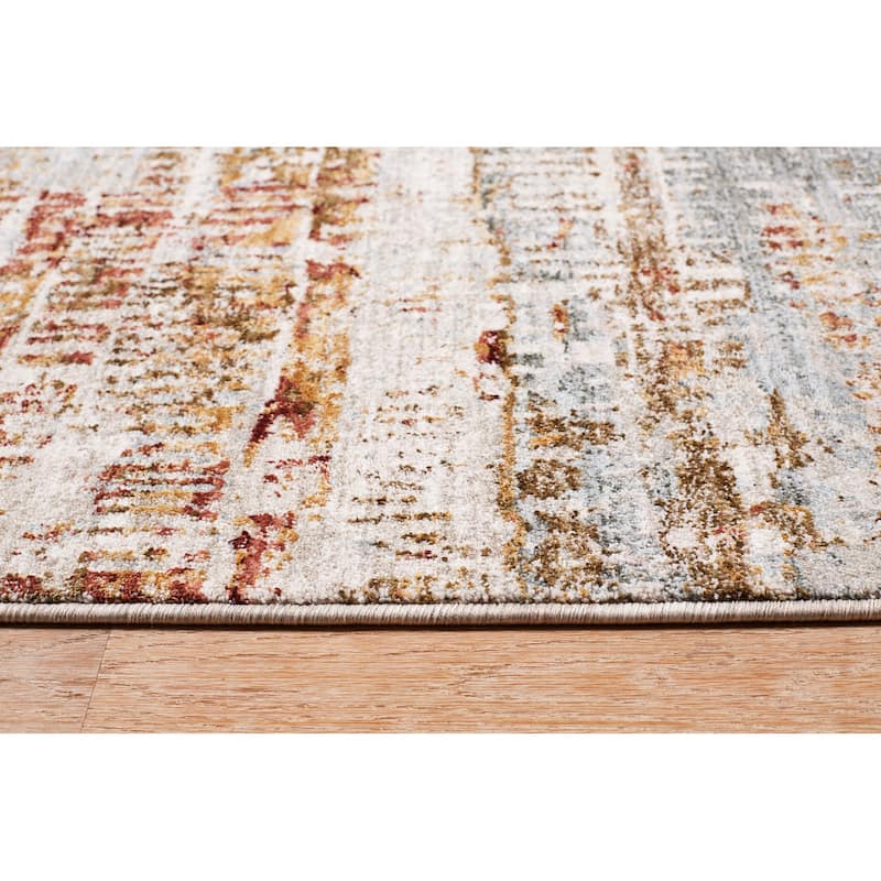 Terra by Obeetee Impressions Strata Multi Rug