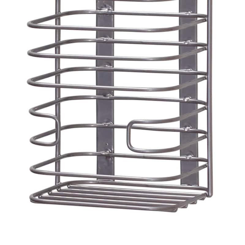 Household Essentials Cabinet Door Trash Bag Organizer and Dispenser