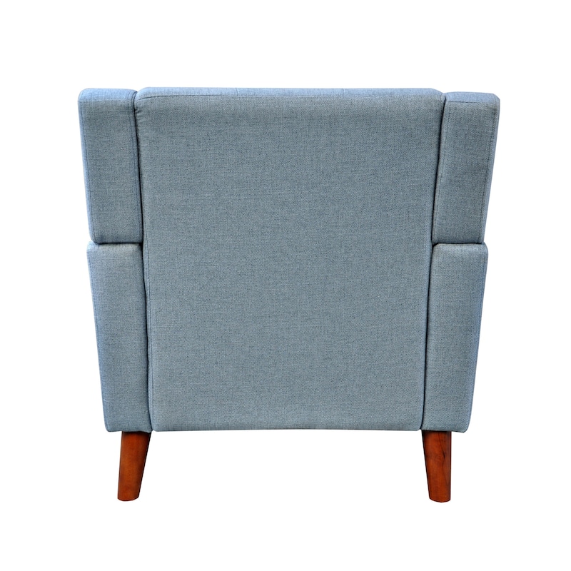 Mid Century Modern Accent Chair, Living Room Chairs Wingback Armchair