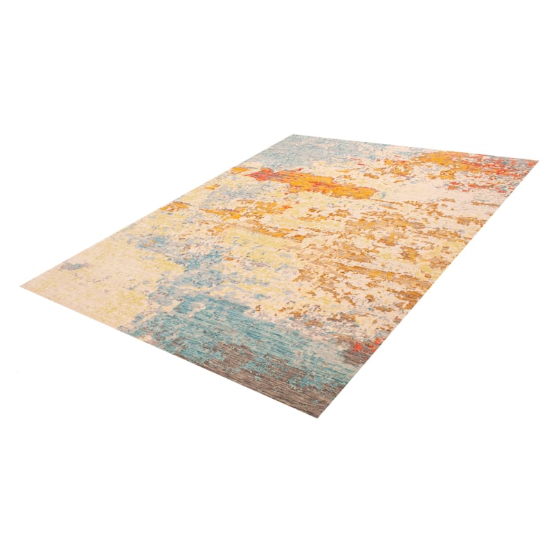 ECARPETGALLERY Hand-knotted Mystique Ivory Wool Rug - 9' x 12' 4"