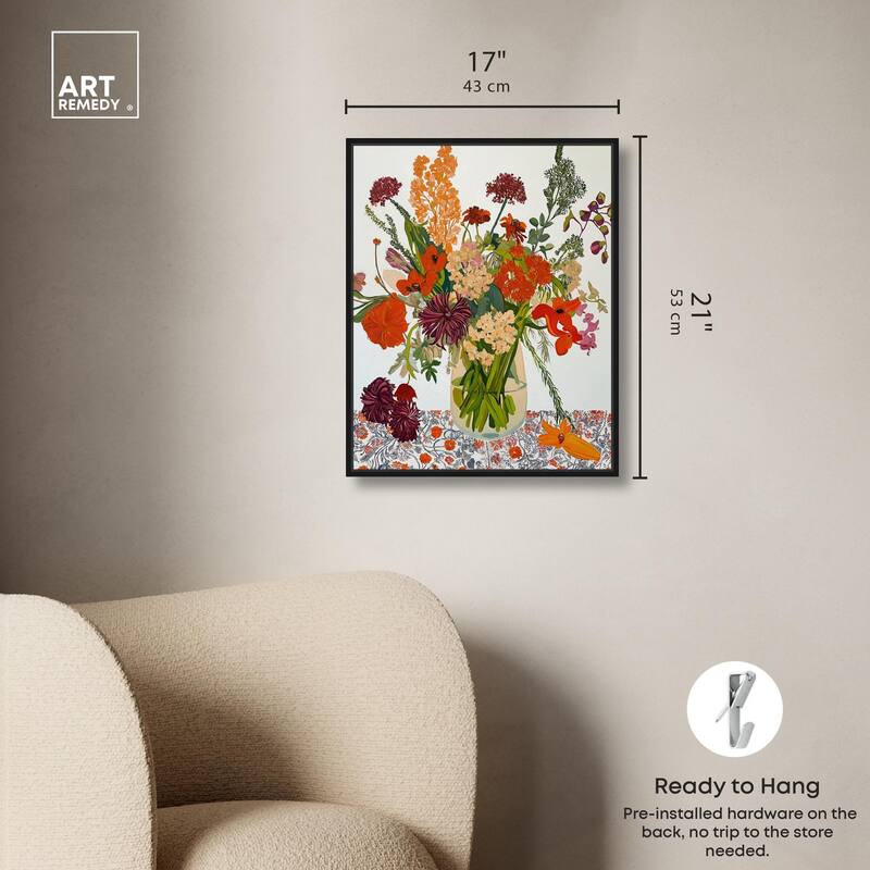 Abundant Blossom Canvas by Art Remedy