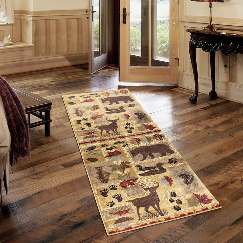 Nature's Nest GC_CBL3002 Multi Lodge Area Rug
