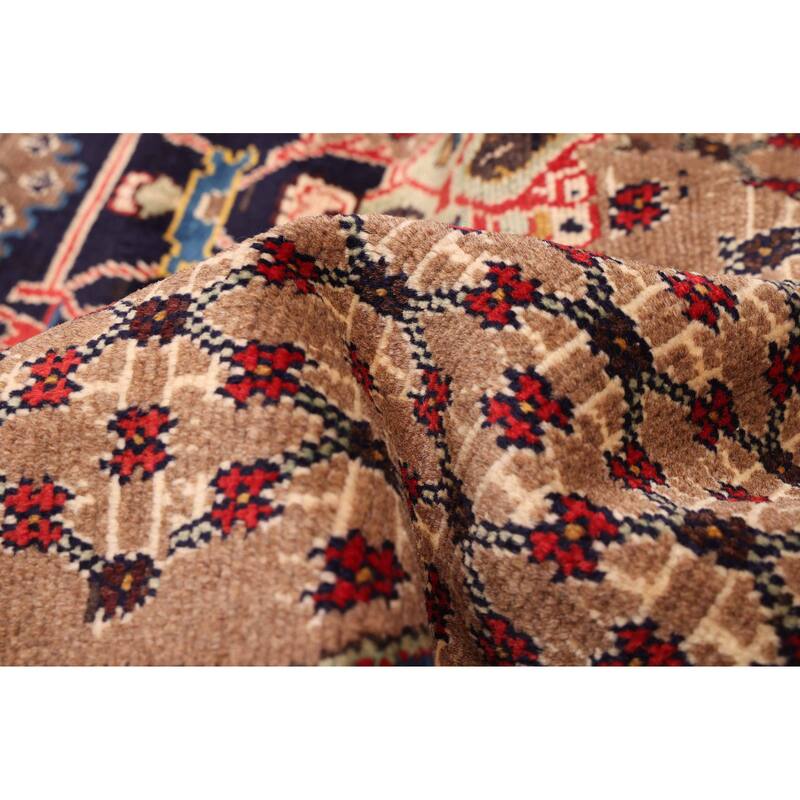 ECARPETGALLERY Hand-knotted Anatolian Vintage Light Brown Wool Rug - 4'8 x 8'5