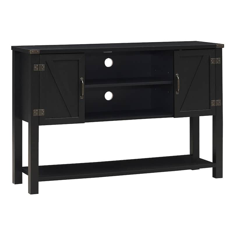 TV Storage Cabinets with Bottom Shelf - 52" x 15.5" x 35" (L x W x H)