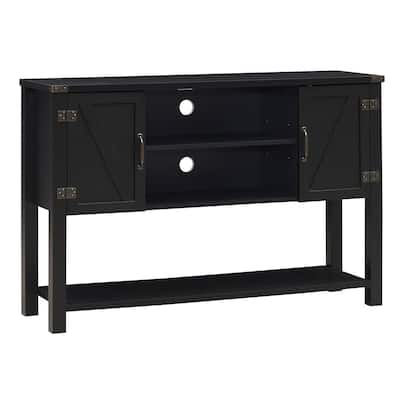 TV Storage Cabinets with Bottom Shelf - 52" x 15.5" x 35" (L x W x H)