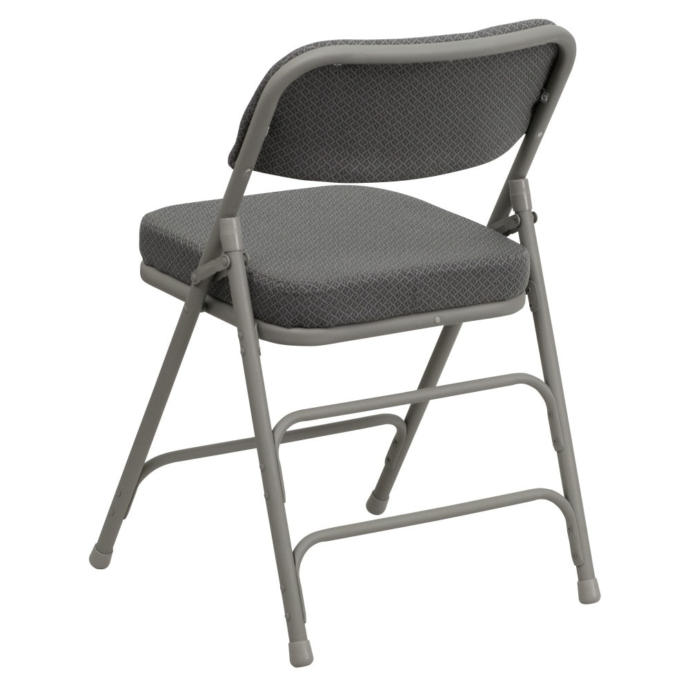 Set of 4 HERCULES Series Metal Folding Chairs with Padded Seats