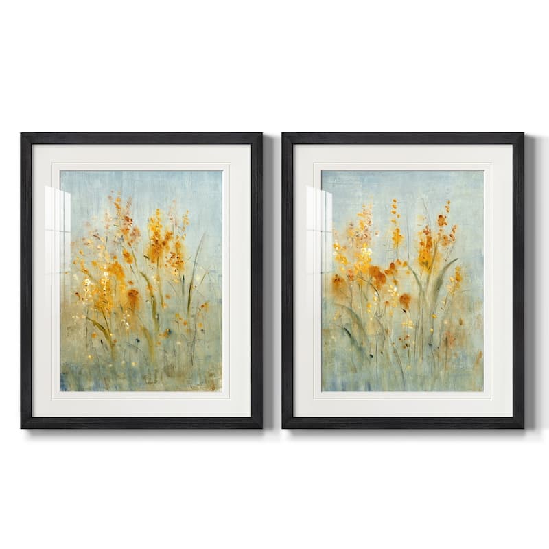 Spray of Wildflowers I Premium Framed Print - Ready to Hang - Multi-Color