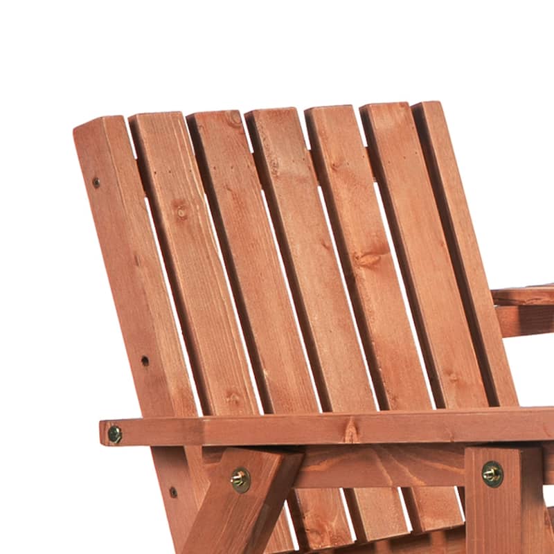 Patio Bench, Garden Bench With Middle Table And Umbrella Hole, Wooden Outdoor Bench For Patio, Porch, Poolside, Balcony