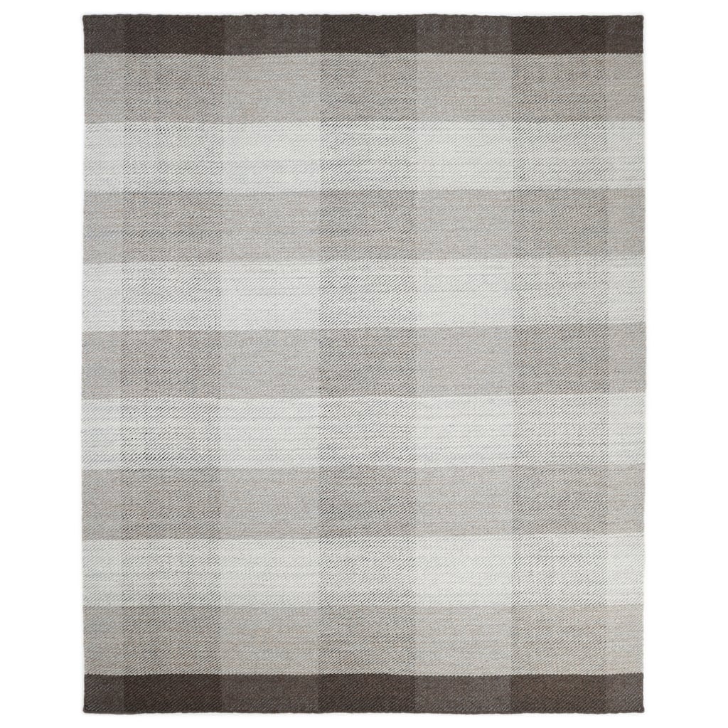 Overton Handmade Modern Contemporary Checkered Area Rug