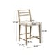 preview thumbnail 24 of 22, Christopher Knight Home - Adaline Modern Upholstered Counter Stool Set of 2 with Ladder Back