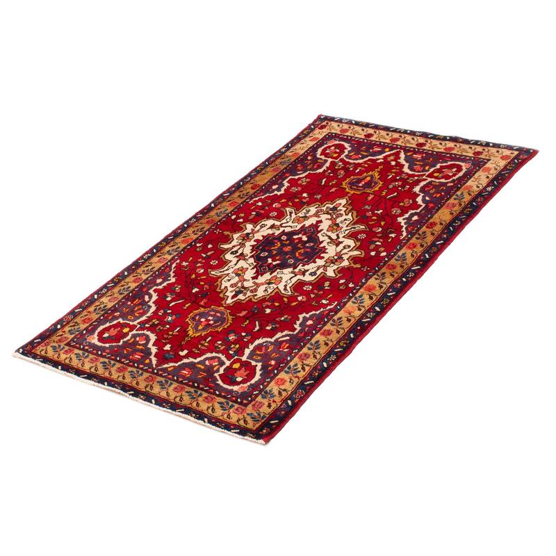 ECARPETGALLERY Hand-knotted Anadol Red Wool Rug - 3'5 x 6'1