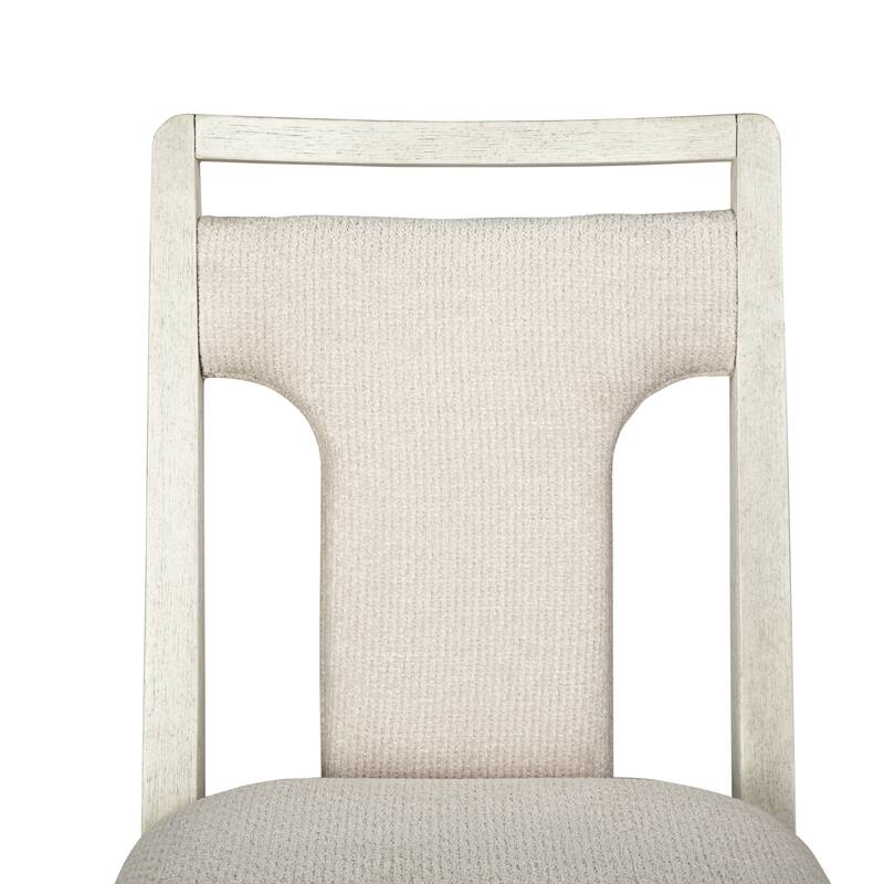 Magnussen Home Lorelei Misty Cloud Upholstered Side Chair Two Pack - 20''W x 23.63''D x 36''H
