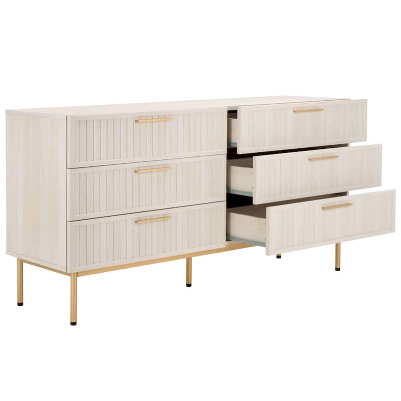 SAFAVIEH Home Axelle 6 Drawer Dresser