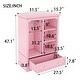 preview thumbnail 4 of 35, Open Children's Wardrobe with a Hanging Rod and Open Shelves, One Large Drawer, Low Design Close to the Ground for Easy Access
