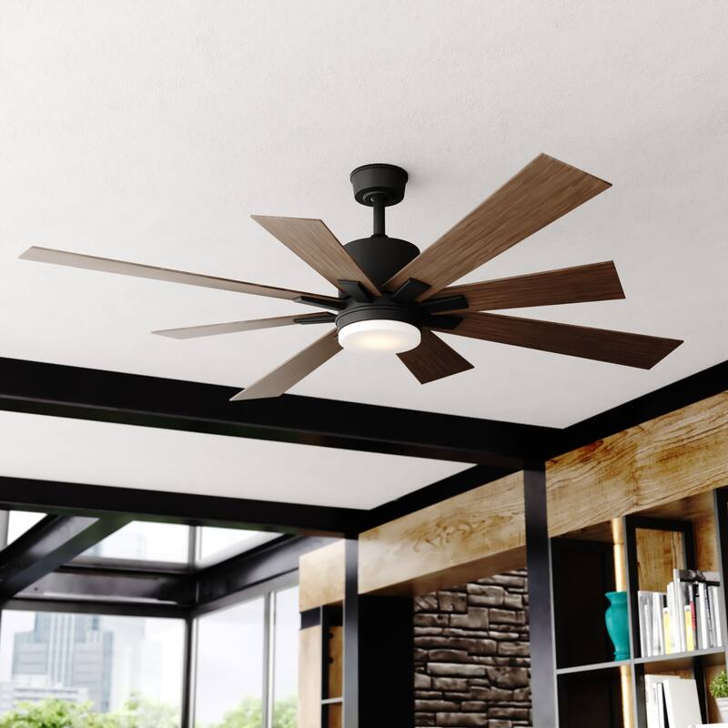 Bellevue VXCFA32117 Nanci 60" 8 Blade Indoor / Outdoor LED Ceiling Fan