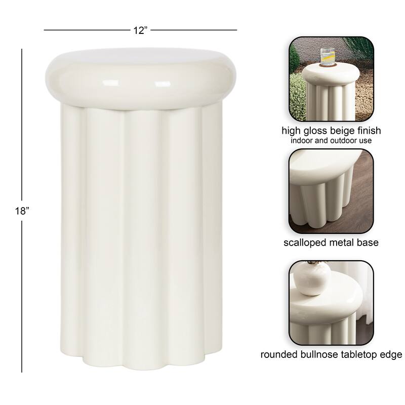 Kate and Laurel Jace Metal Side Table