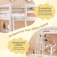 preview thumbnail 27 of 28, Twin Size Loft Bed with Desk and Bookshelves for Kids and Teens