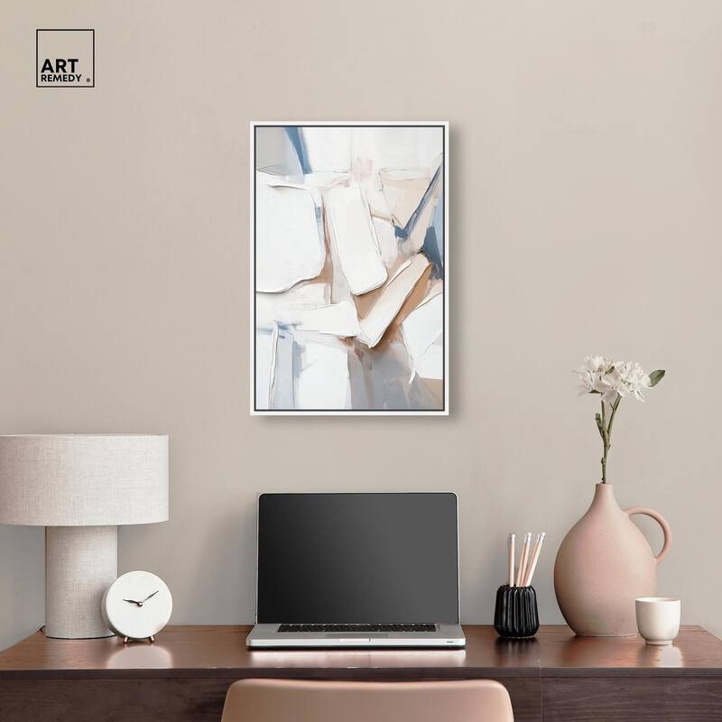 Bone and Beige II Canvas by Art Remedy