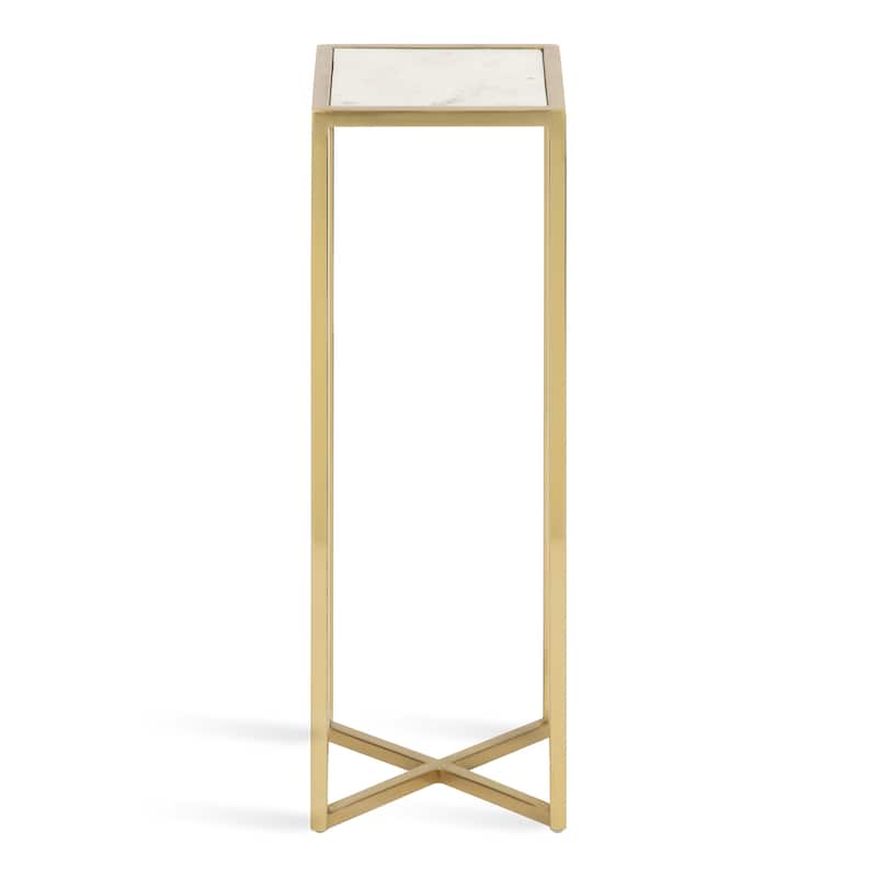 Kate and Laurel Jaspur Square Metal End Table