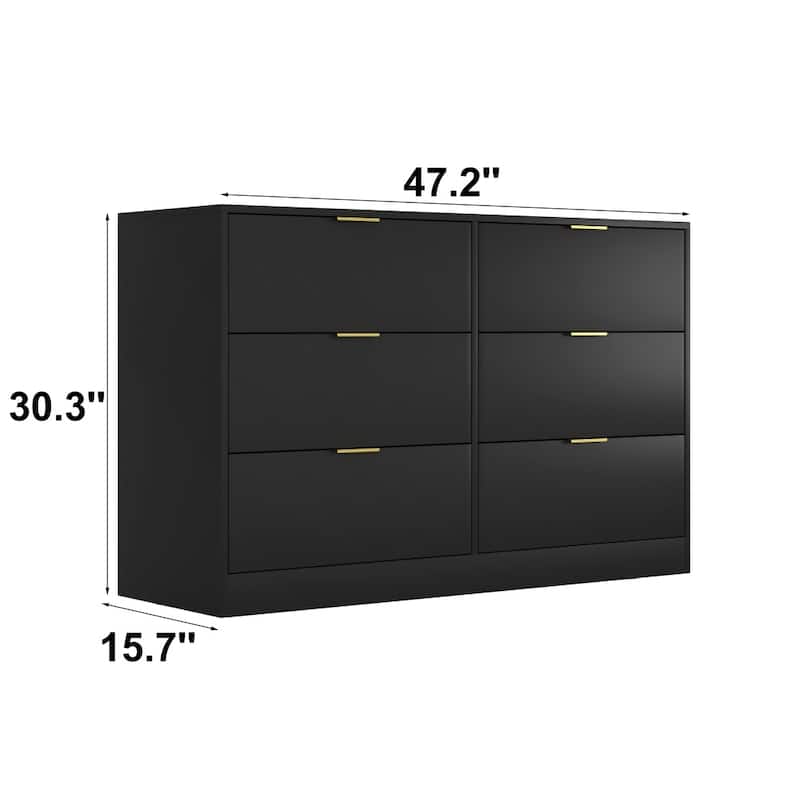 Simply Modern 6-Drawer Dresser