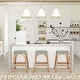 preview thumbnail 45 of 124, Robias 24.5" Rattan Rectangular Counter Stool