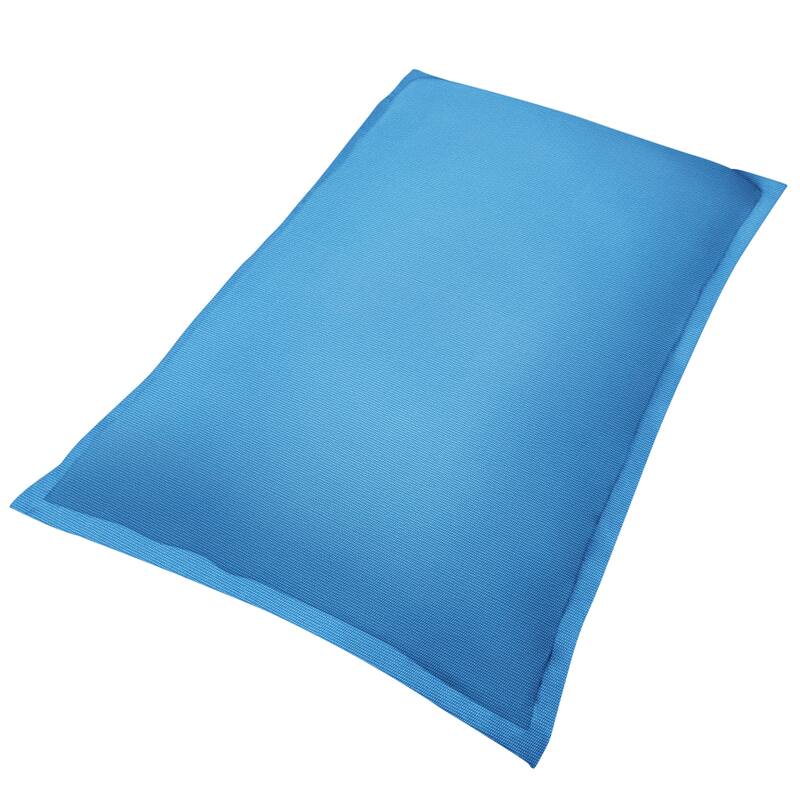 Sorra Home Sunbrella Outdoor Pool Float - 64 in x 42 in x 7 in - Canvas Capri