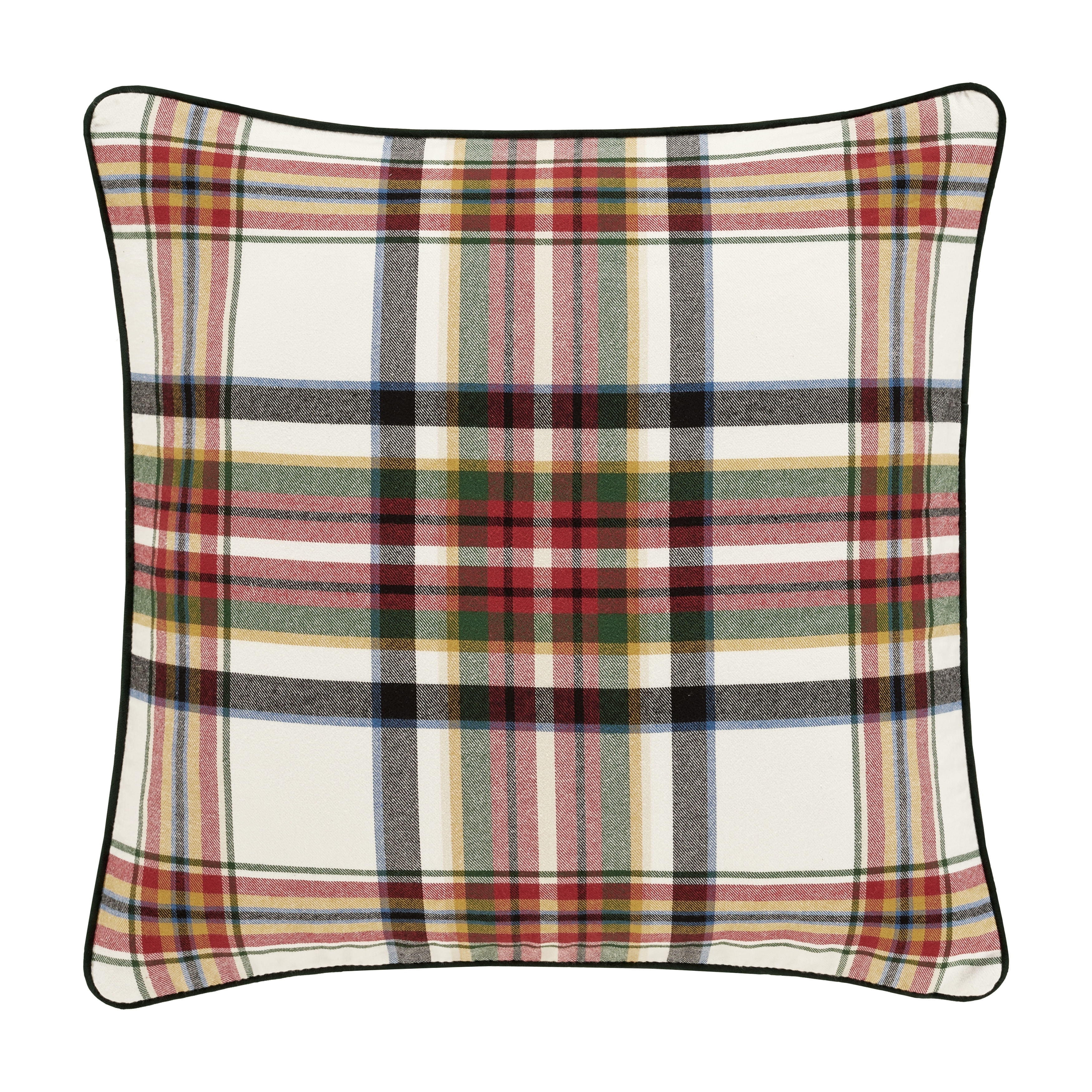 J. Queen New York Christopher Plaid Euro Sham