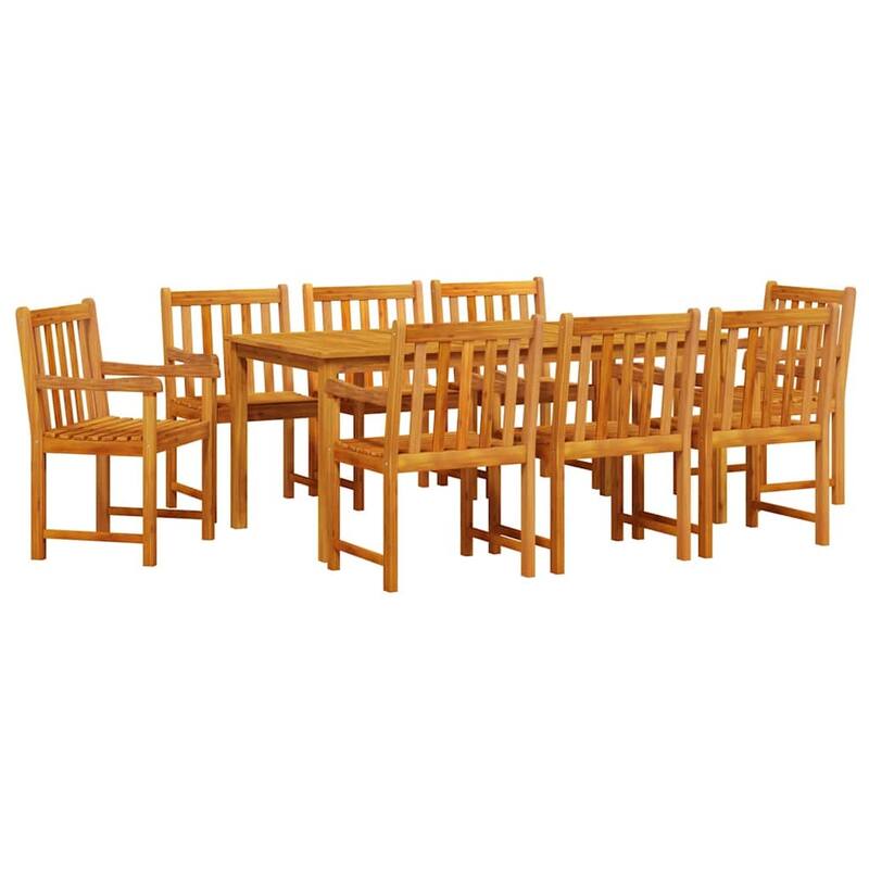 vidaXL Garden Dining Set Brown solid acacia wood - 35 x 71 x 30