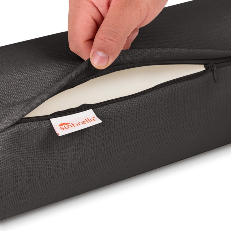 Austin Horn Classics Sunbrella Zippered Neck Roll Bolster (set of 2)