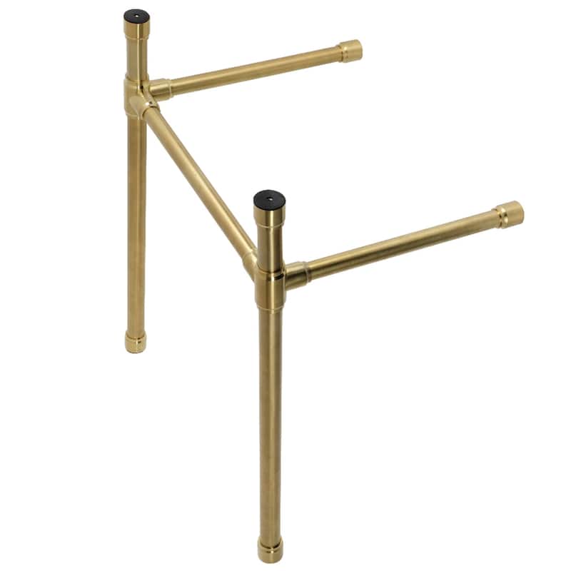 Kingston Brass Dreyfuss 22-5/16" Wide x 33-7/16" High Console Stand - Brushed Brass