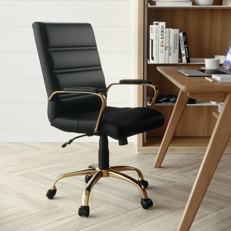 Mid-back LeatherSoft Executive Swivel Office Chair