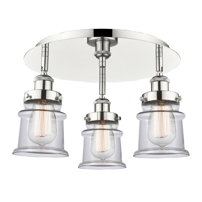 Innovations Lighting Canton - 3 Light 17" Flush Mount
