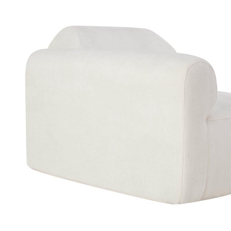 Christopher Knight Home - Modern Upholstered Curved Sectional Sofa with Deep Seat Ottoman