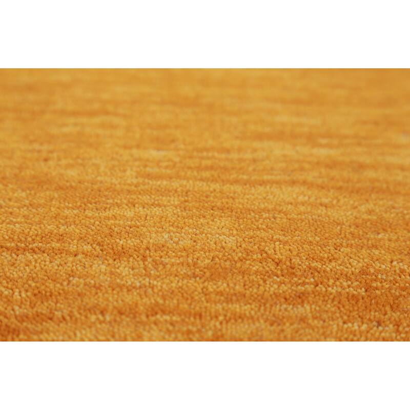 Hand Knotted Oriental 100% Wool Carpet Tribal Animal Pictorial Oranges & Rust Gabbeh Runner Rug - 9' 9'' X 2' 9''