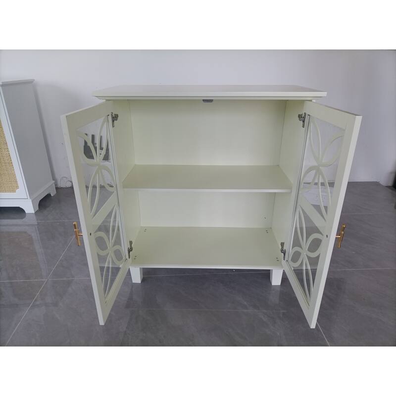 Sideboard Buffet Storage Cabinet With Adjustable Shelves