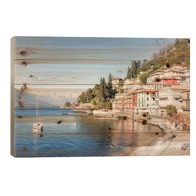 Varenna On Como Lake, Italy Print On Wood by Matteo Colombo - Multi-Color
