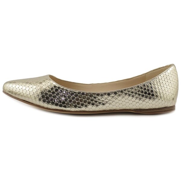 nine west gold flats
