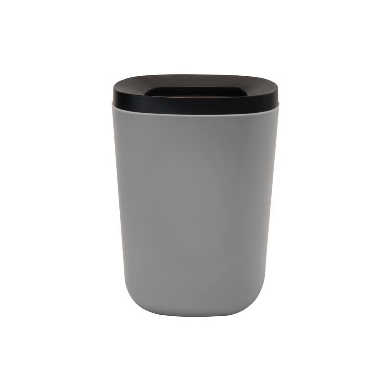 Bath Bliss 2 Pack 2 Tone 2 Piece Wastebasket