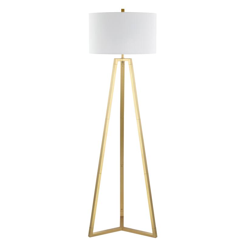 SAFAVIEH Lighting Darlene 64-inch Floor Lamp - 19" W x 19" D x 64" H - Gold - 19Wx19Dx64H
