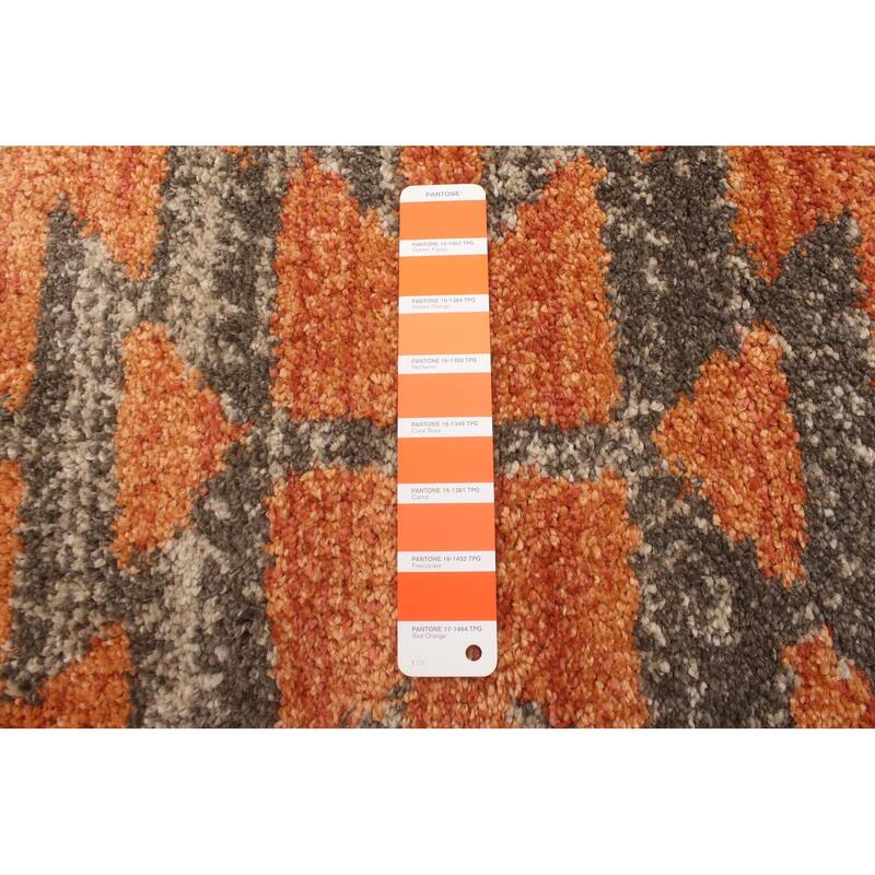 ECARPETGALLERY Ariella Orange Casual Rug