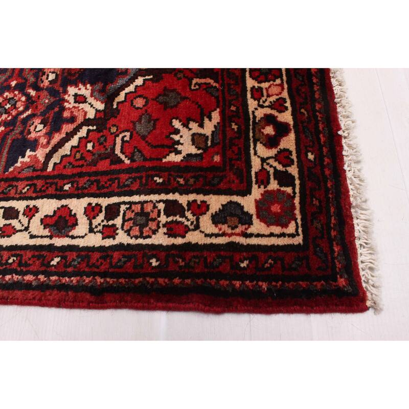 ECARPETGALLERY Hand-knotted Andelz Dark Navy Wool Rug - 3'4 x 10'8