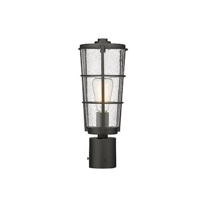 Z-Lite Helix 15" Tall Outdoor Single Head Post Light