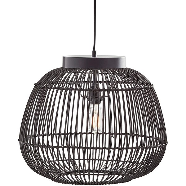 rattan ceiling pendant