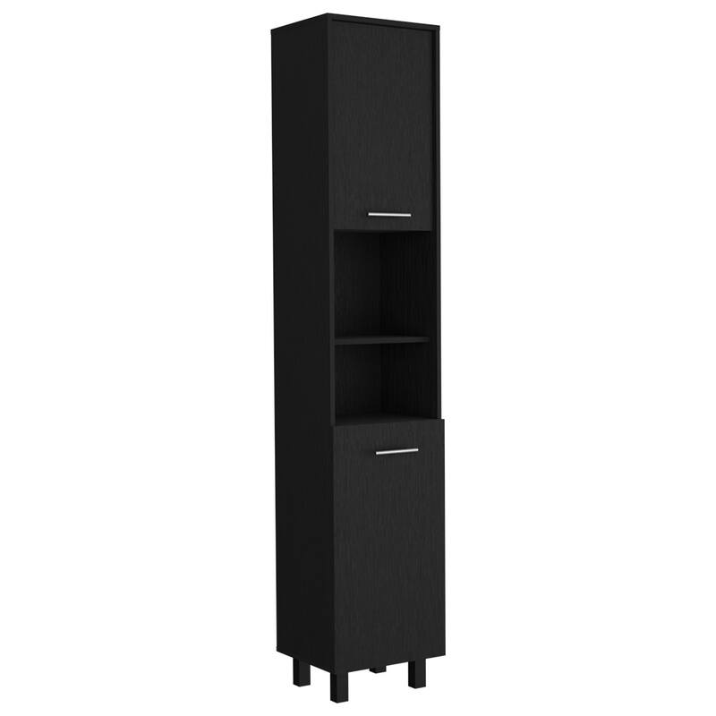 Pantry Cabinet Almada, Three Interior Shelves, White Finish,High quality and durable