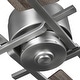 preview thumbnail 6 of 10, Progress Lighting Bedwin Collection 56" Four-Blade Antique Nickel Ceiling Fan - 11.020" x 23.300" x 13.380"