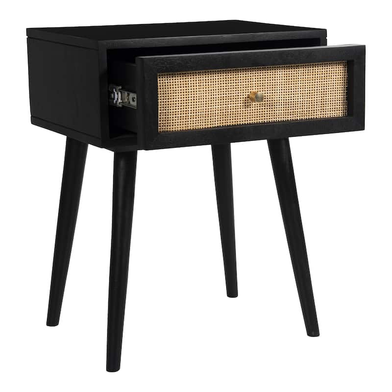 Glenda Solid Wood One-Drawer Nightstand