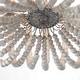preview thumbnail 7 of 10, Allisa Wood Beaded 3-Light 16" Farmhouse Boho Semi Flush Mount Ceiling Light - D16" x H13.5"