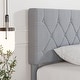 preview thumbnail 12 of 65, VECELO Upholstered Kids Bed Frame with Diamond Tufted Headoard,Twin Size Bed Set of 2