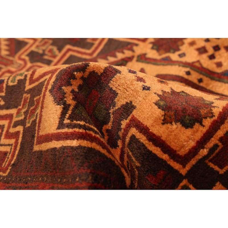 ECARPETGALLERY Hand-knotted Teimani Beige, Brown Wool Rug - 4'1 x 6'1