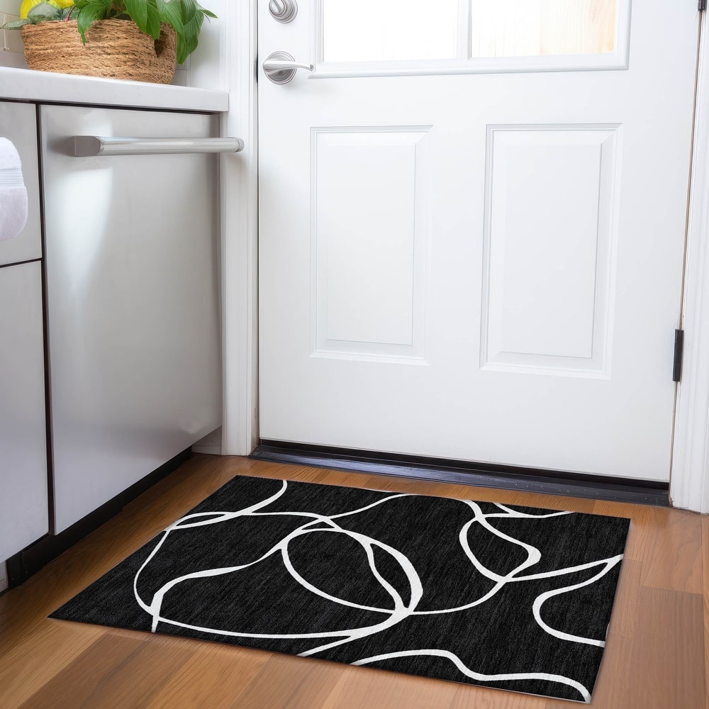 Premium Washable Super Soft Abstract Dash Mayfield Rug